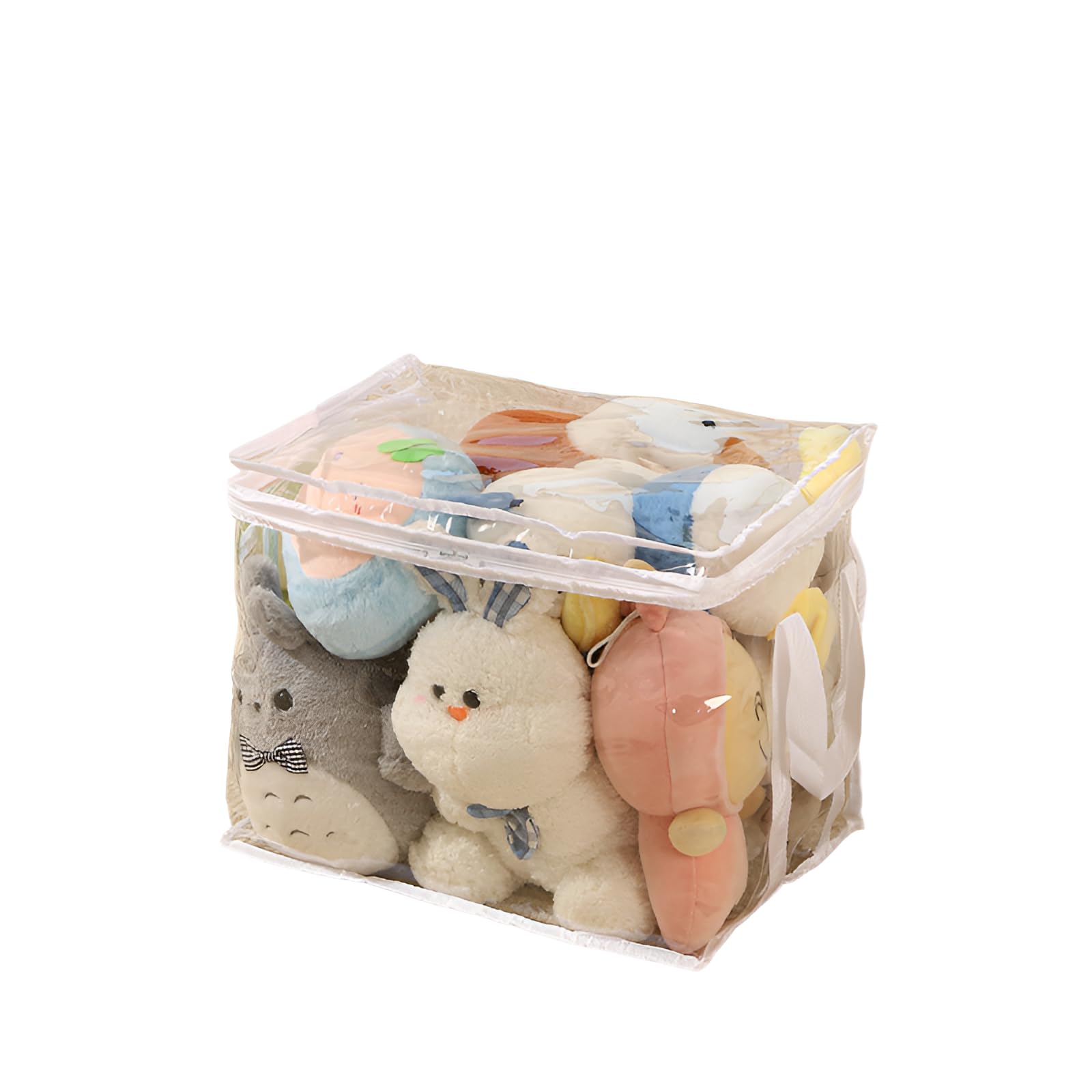  豚のぬいぐるみ 収納袋付き*3 楽天市場】ぬいぐるみ収納 透明袋 収納袋 中身が見える おもちゃ収納